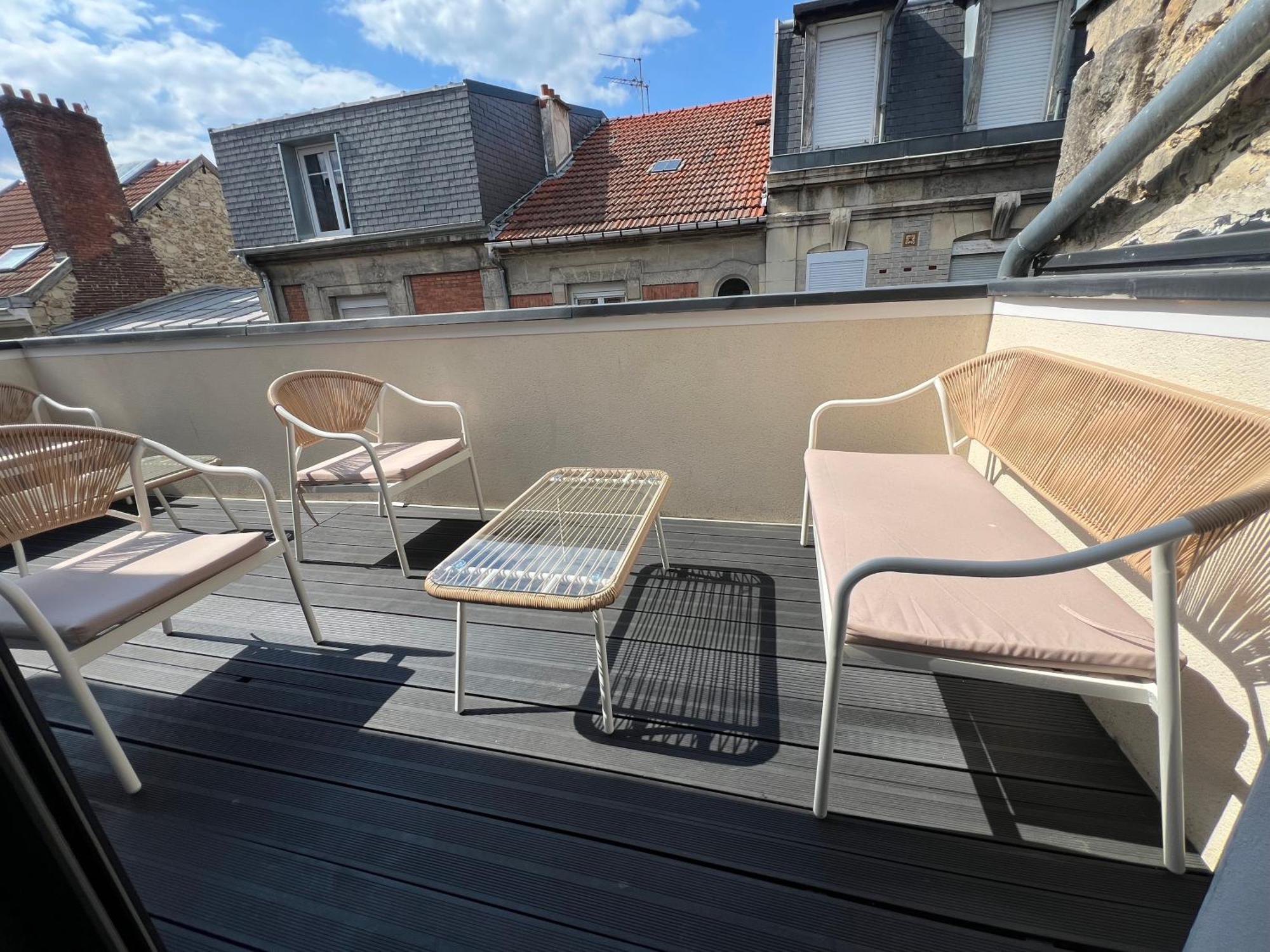 Mm Suites Town House Terrasse Reims Eksteriør bilde