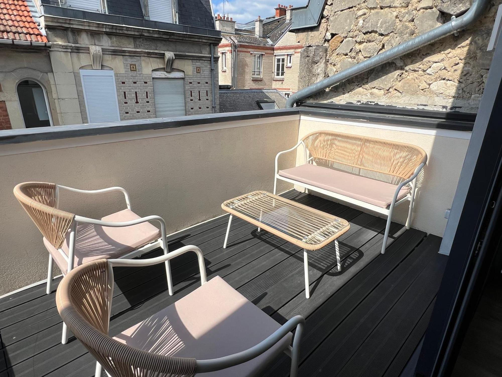Mm Suites Town House Terrasse Reims Eksteriør bilde